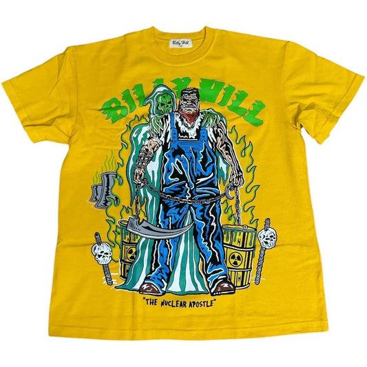 Warren Lotas x Billy Hill The Nuclear Apostle Tee "Yellow"