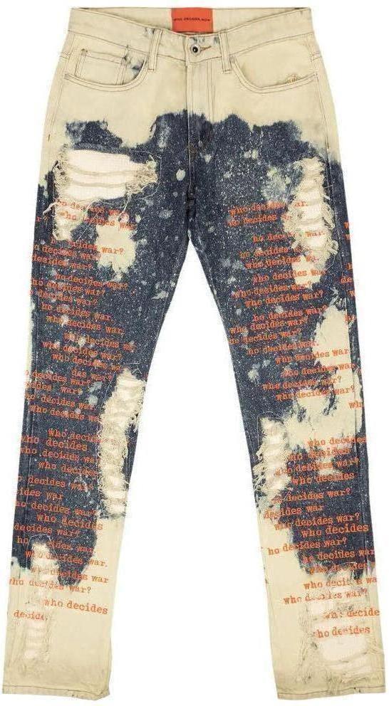 Who Decides War Bleached Scripture Jeans &quot;Bleach&quot;