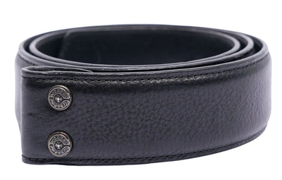 Chrome Hearts Leather Belt Strap Black