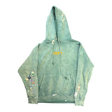 Gallery Dept. Logo Painted Hoodie Forest Green