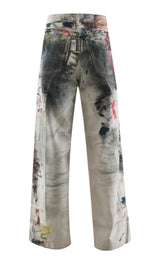 Acne Studios 1981 Baggy Fit Jeans White