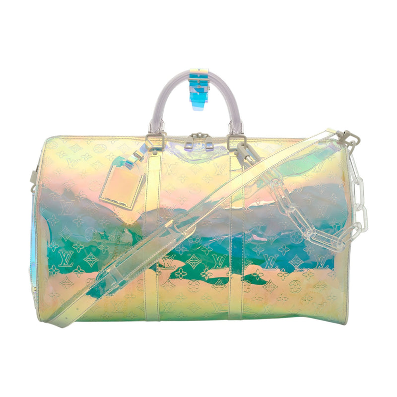 Louis Vuitton Monogram Prism Keepall Bandoulière 50