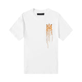 Amiri Spray Paint MA Tee White/Orange