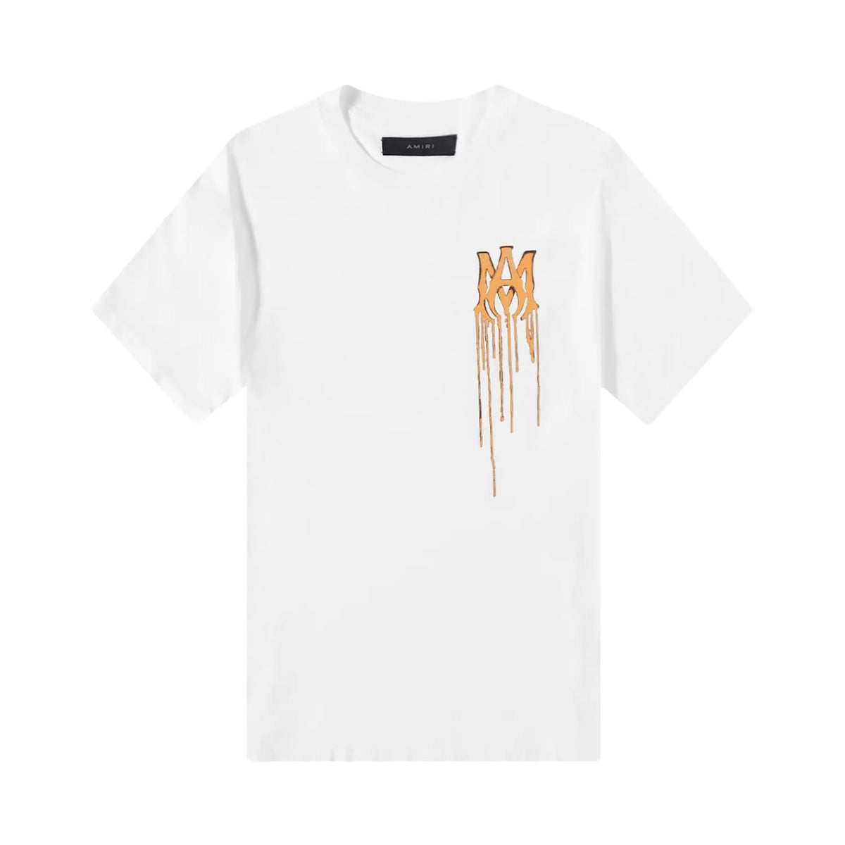 Amiri Spray Paint MA Tee White/Orange