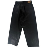 Balenciaga Waxed Denim Black