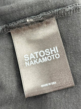 Satoshi Nakamoto Chain Stitch Black