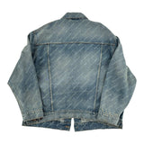 Balenciaga Logo Print Denim Jacket