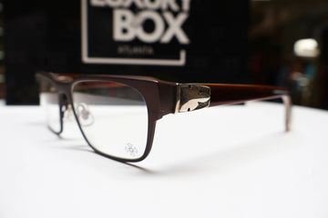 Chrome Hearts Gag'n Metal Framed Glasses "Brown"