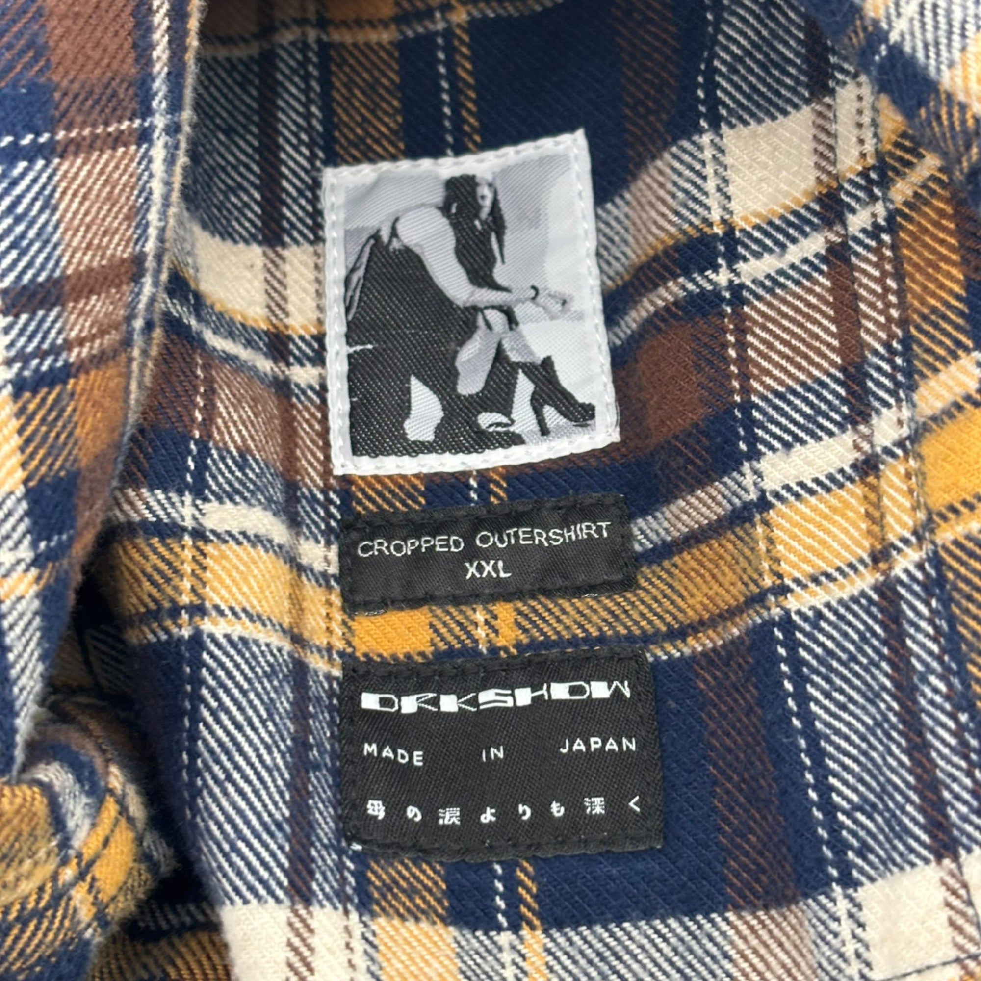 Rick Owens Flannel Blue & Yellow