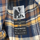 Rick Owens Flannel Blue & Yellow