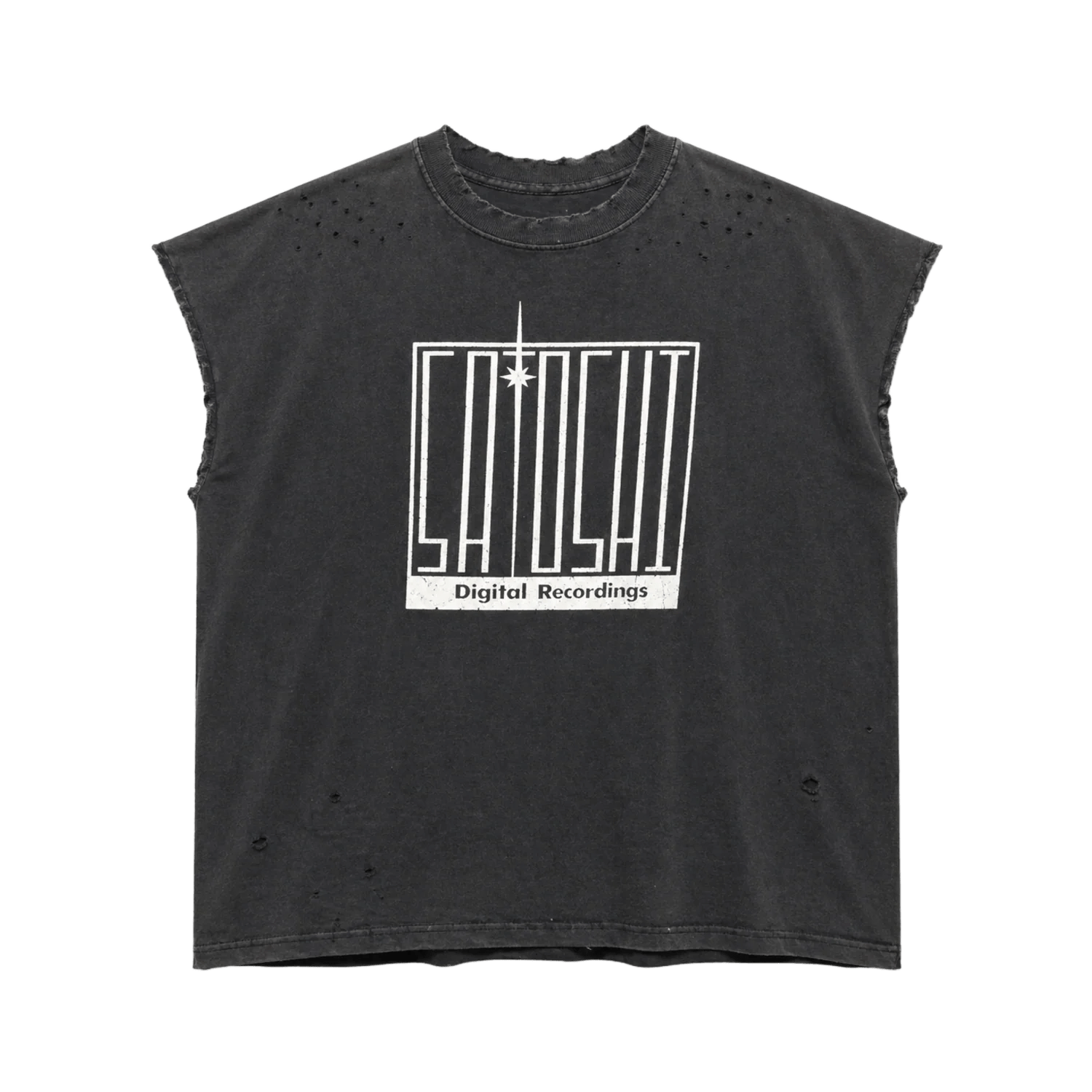 Satoshi Digital Recordings Cutoff Tee Black