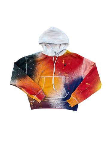 Off-White Splatter Paint Hoodie "Multicolor"