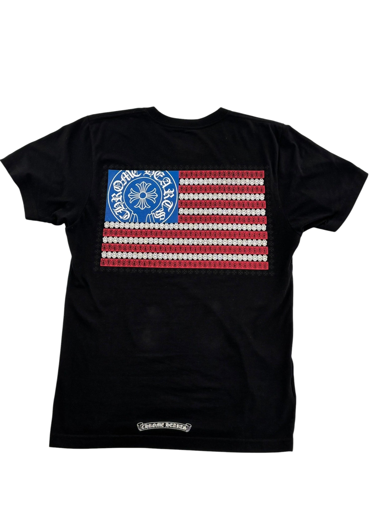 Chrome Hearts American Flag Dagger T-shirt Black