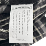 Chrome Hearts After School Cross Patch Flannel Shorts Grey