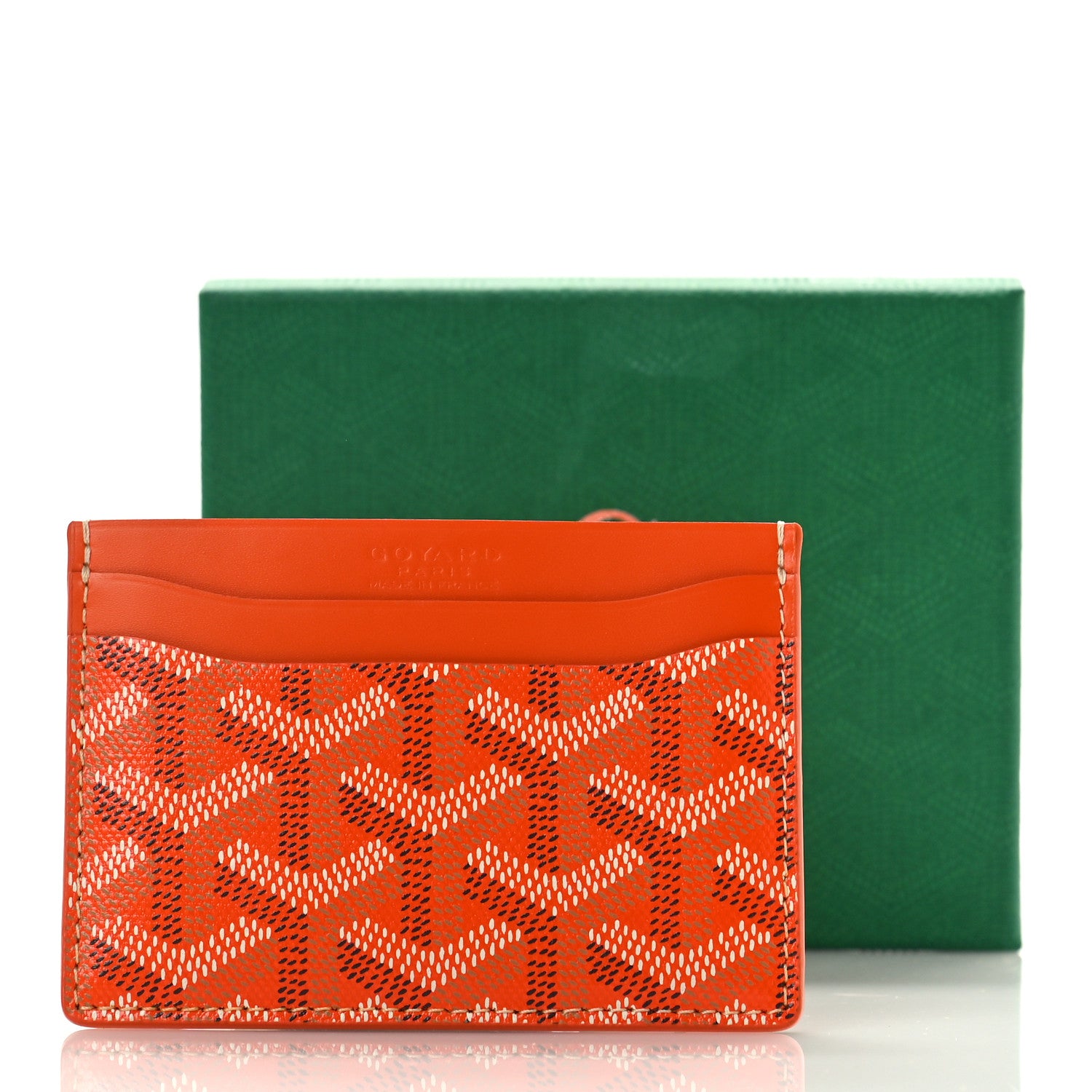 Goyard Saint-Sulpice Card Wallet "Orange" - Lightly Worn