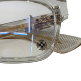 Chrome Hearts Vagillionaire II Glasses "Crystal Clear 18k Gold"
