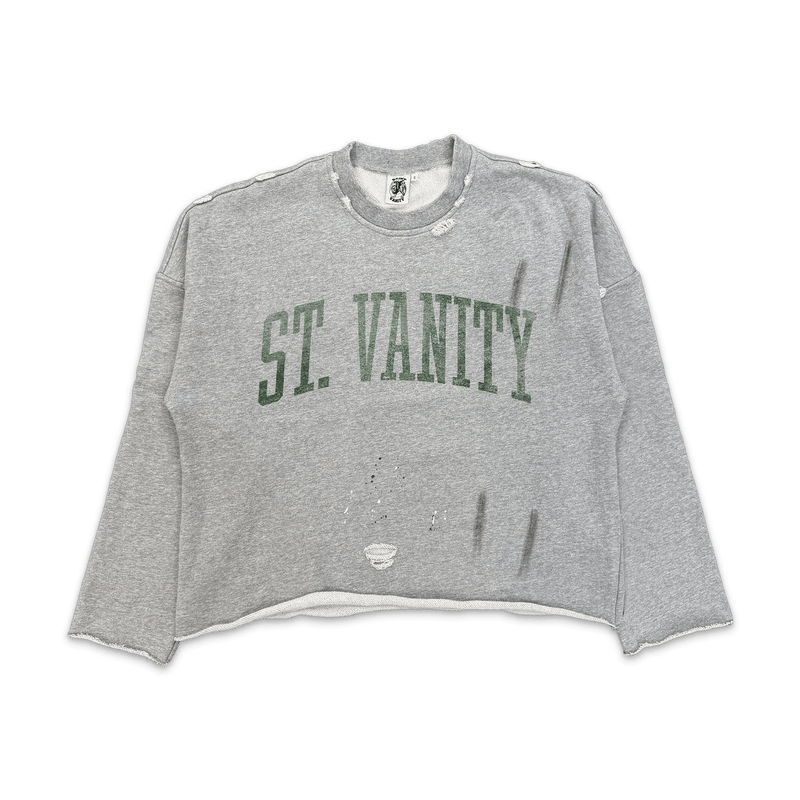 Saint Vanity Gators Crewneck Grey Green