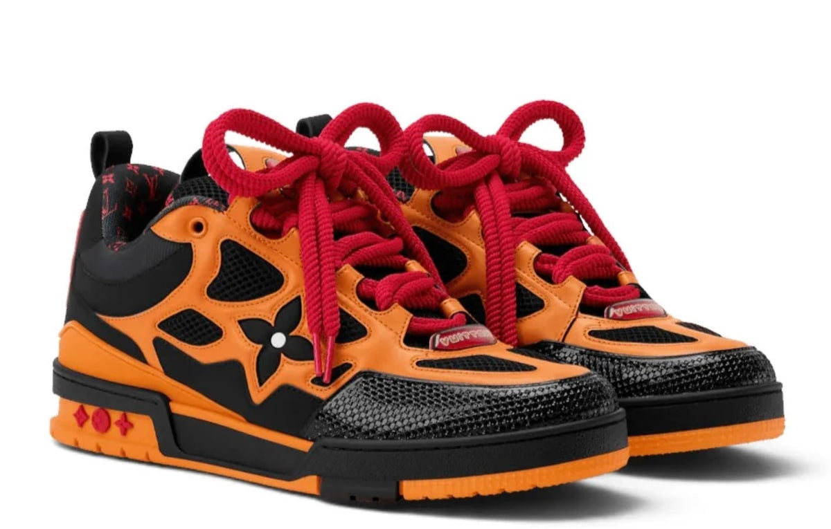 Louis Vuitton LV Skate Sneaker Black Orange Red