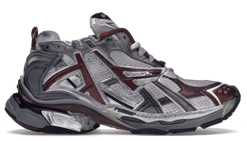 Balenciaga Runner Grey Burgundy