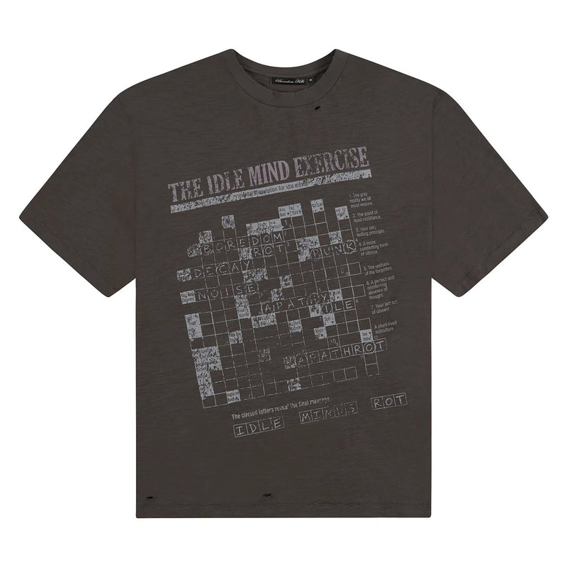 Boredom Kills Scramble Tee Black