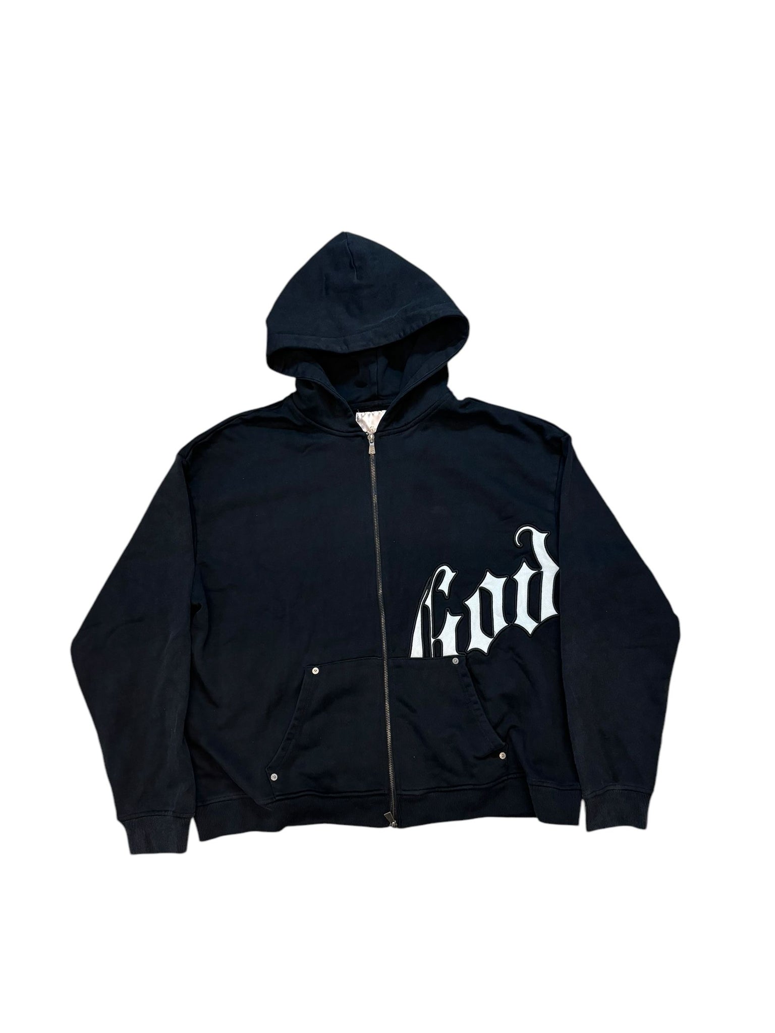 Godspeed OG Logo Zip Up Hoodie "Black"