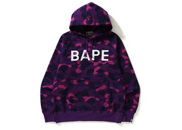 BAPE Color Camo Pullover Hoodie Purple - Lightly Worn