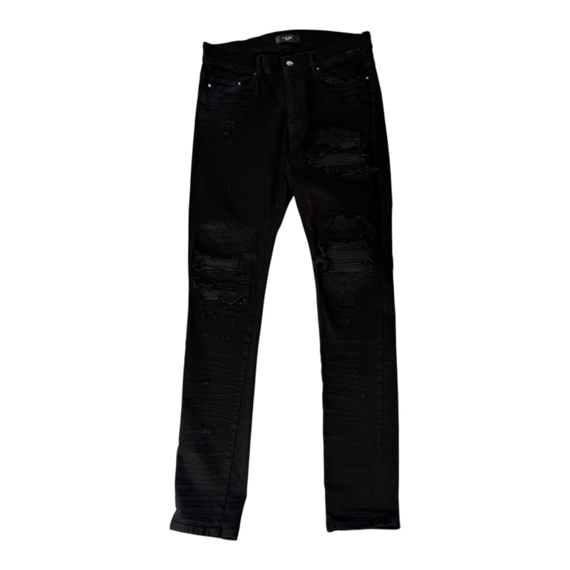 Amiri MX1 Ribbed Jeans Black