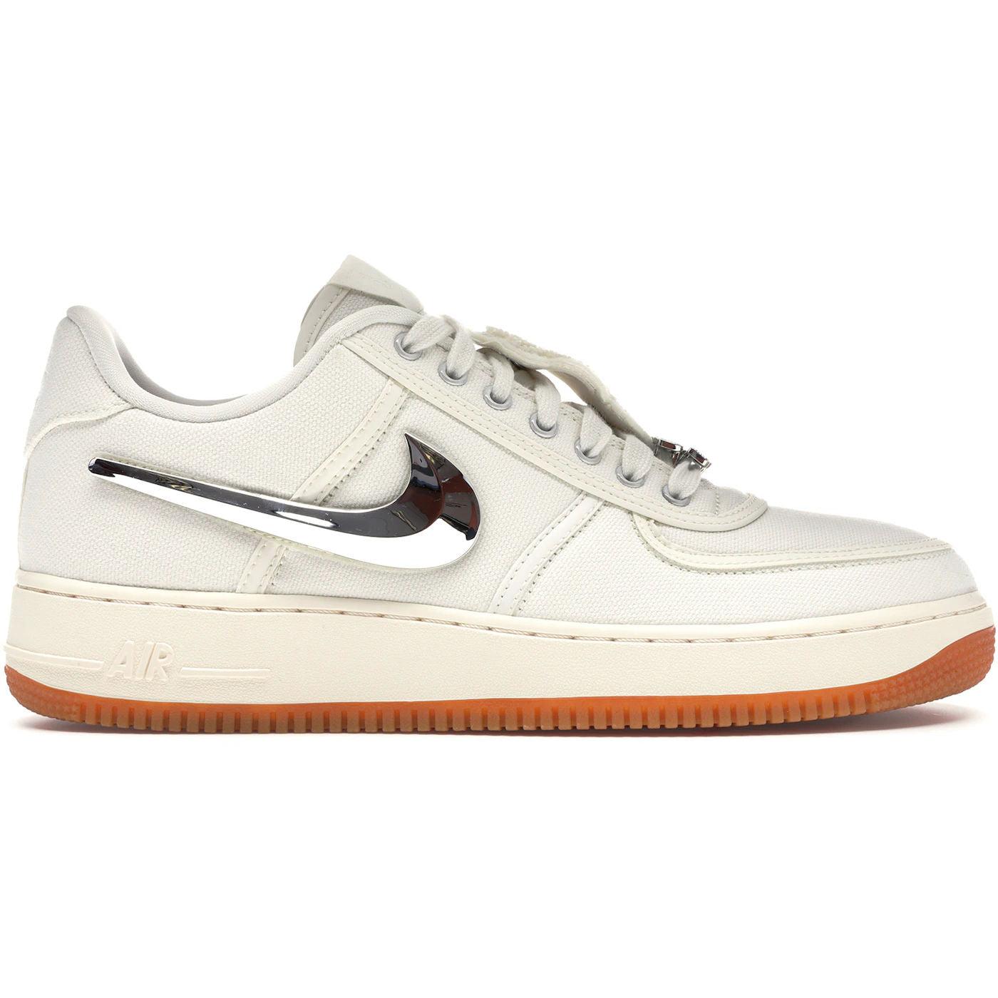 Nike Air Force 1 Low Travis Scott Sail - Lightly Worn