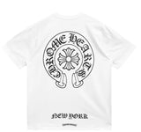 Chrome Hearts New York Horseshoe Logo T Shirt White