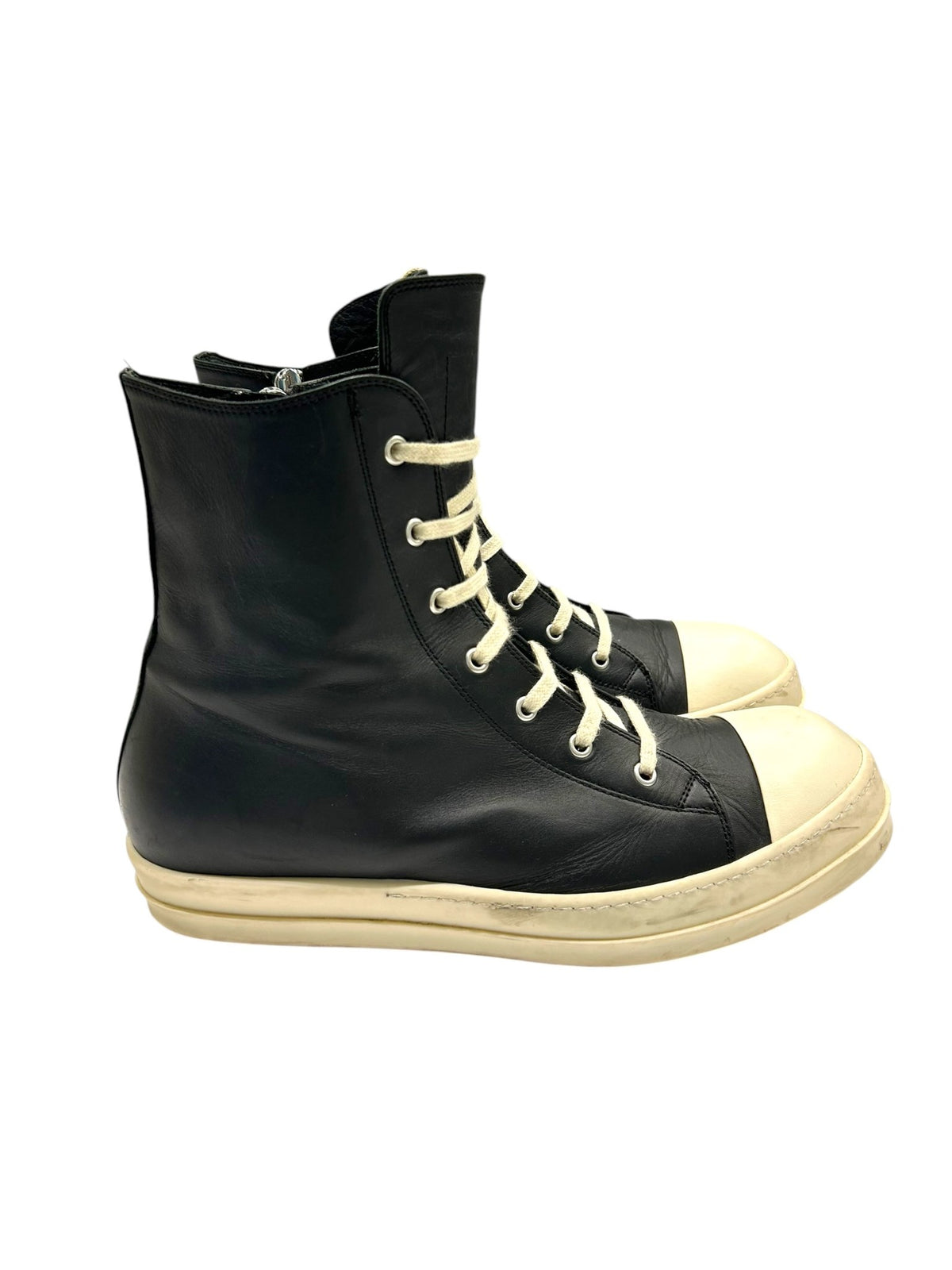 Rick Owens Ramone Leather High Top Sneaker