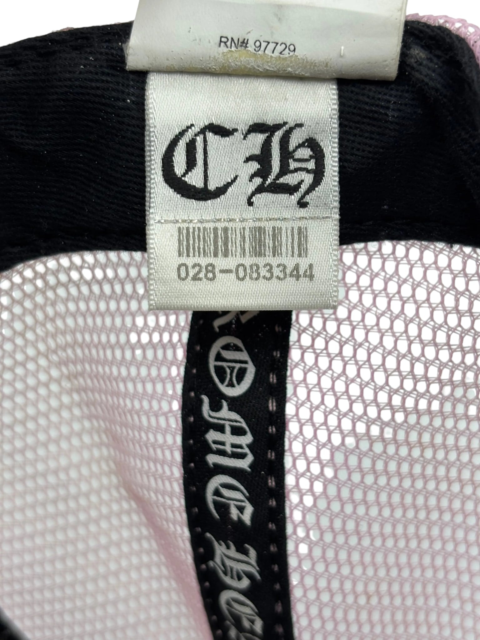 Chrome Hearts Hollywood Trucker Hat Pink