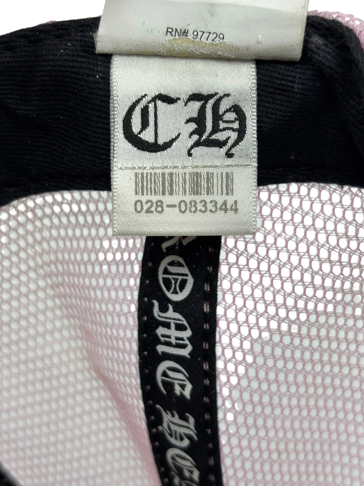 Chrome Hearts Hollywood Trucker Hat Pink