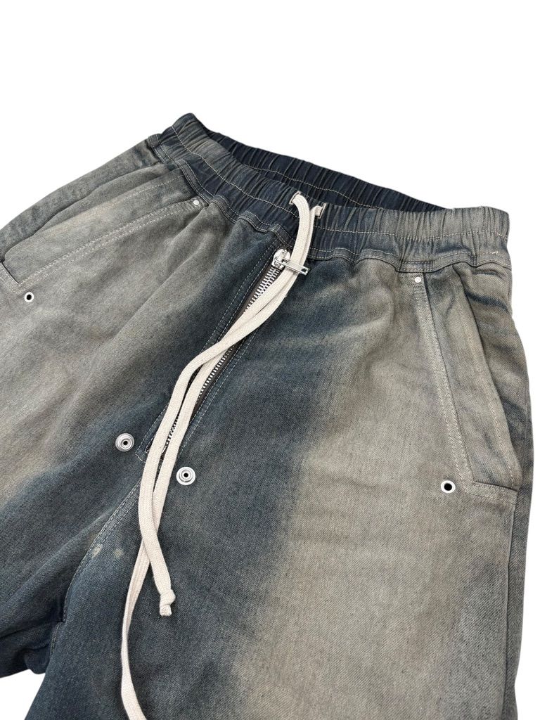 Rick Owens Bela Wide-Leg Drawstring Jeans