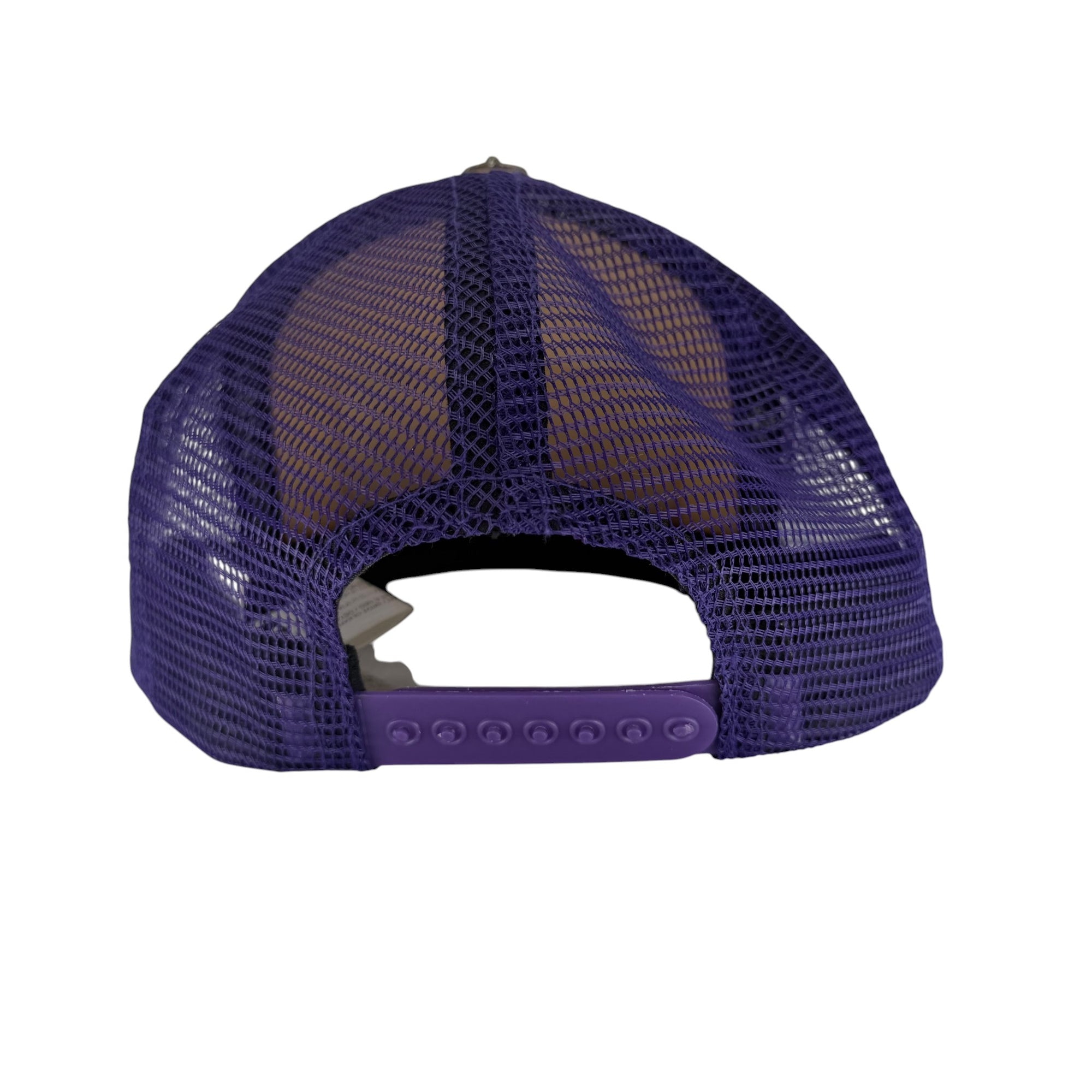 Chrome Hearts Fuck Hollywood Trucker Hat Purple White