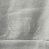 Chrome Hearts Vertical Logo Zip-Up Hoodie White Blue