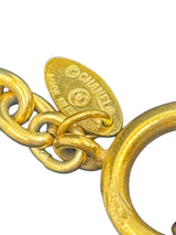 Chanel Vintage CC Pendant Necklace Gold