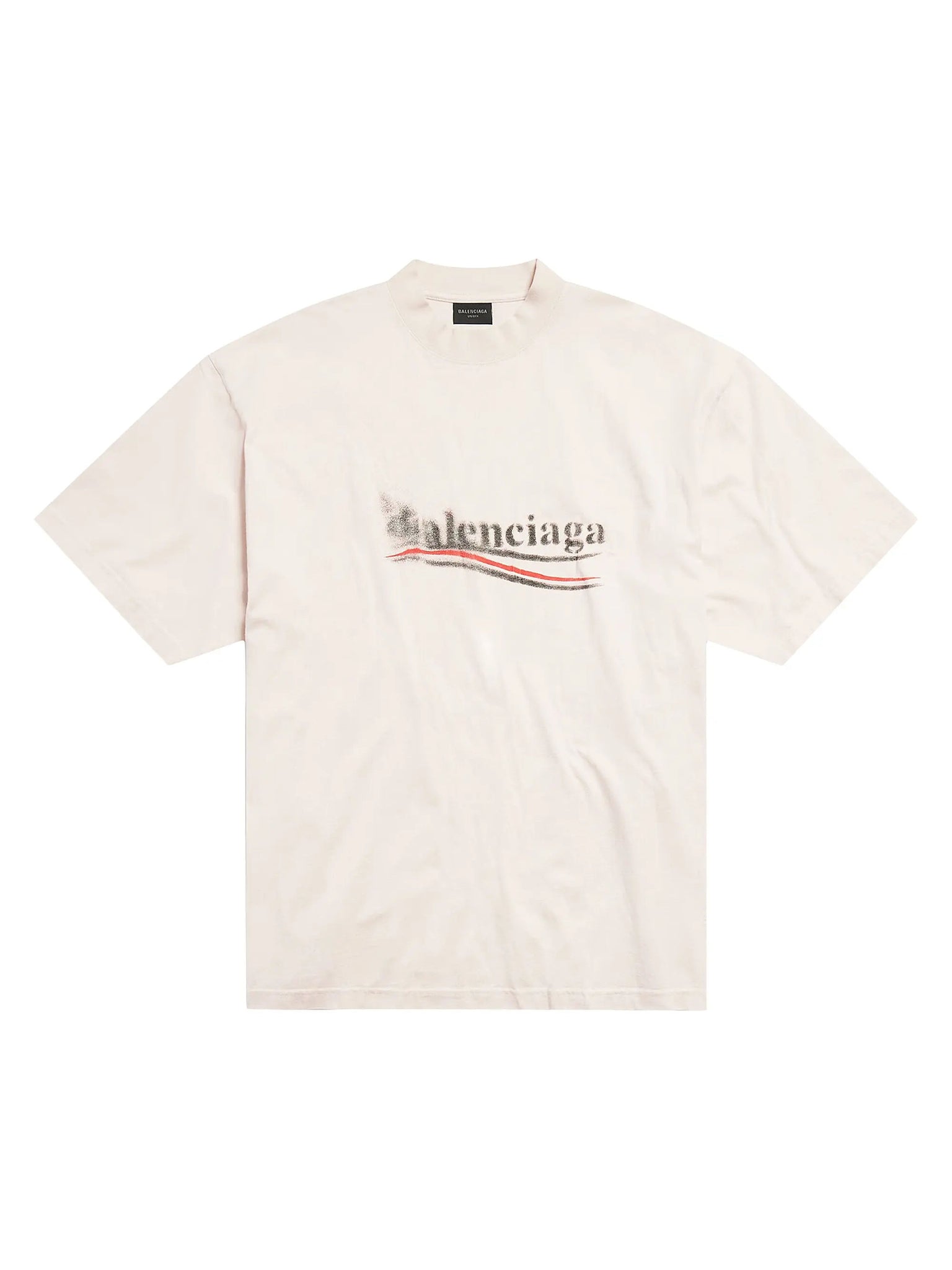 Balenciaga Stencil Campaign Tee "White"