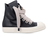 Rick Owens Jumbo Lace Sneakers Black Milk