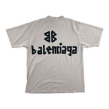 Balenciaga Tape Tee Cream & Black