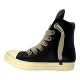Rick Owens DRKSHDW Hollywood Jumbo Lace High Peached Lambskin Black Milk