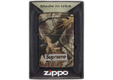 Supreme Camo Logo Zippo Realtree Hardwoods Camo