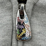 Matty Boy Anti Promo Sadistic Thermal-Lined Zip-Up Hoodie Grey