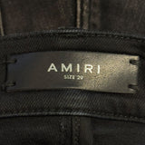Amiri Camo Bones Jeans Black
