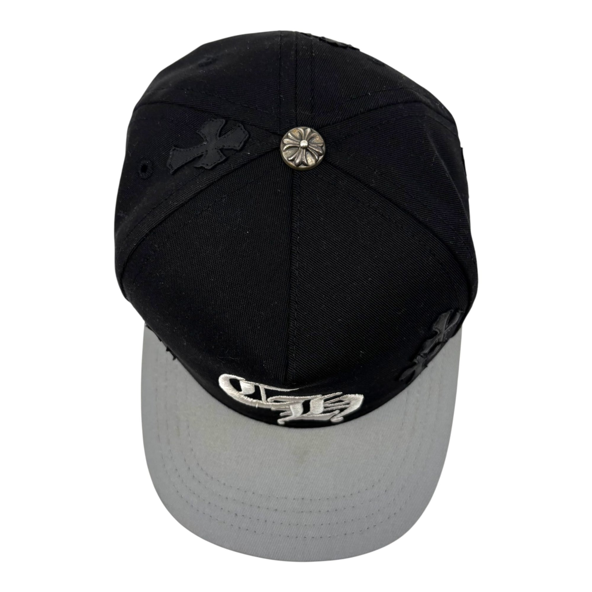 Chrome Hearts Cross Patch Hat Black Grey