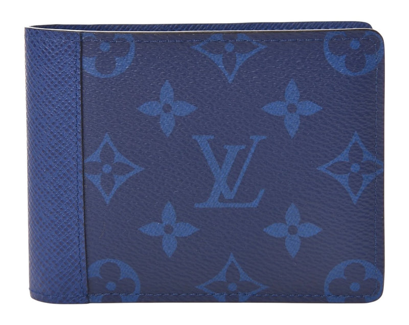 Louis Vuitton Wallet Bifold Colbat Blue