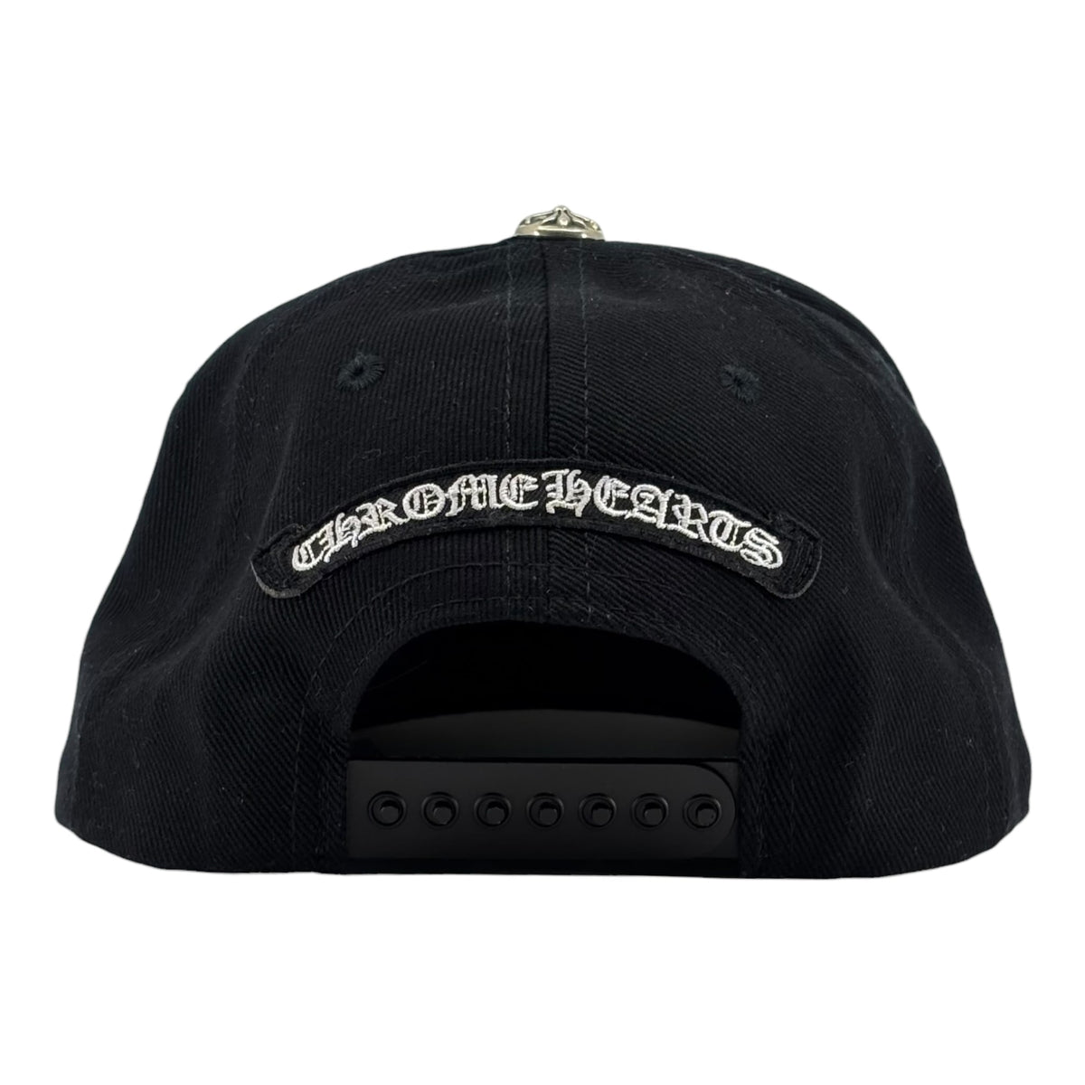 Chrome Hearts Dagger Denim Baseball Hat Black White