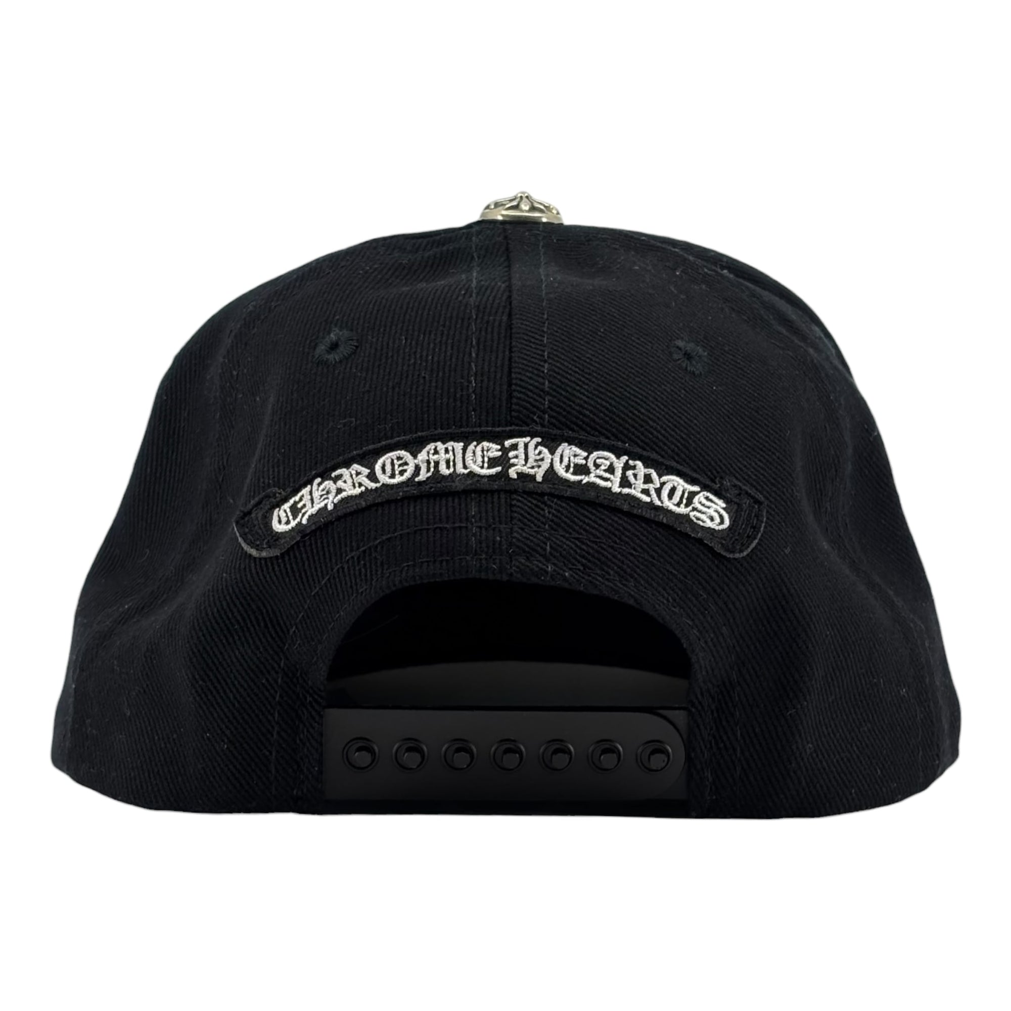 Chrome Hearts Dagger Denim Baseball Hat Black White