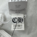 Chrome Hearts Horseshoe Ribbed Tank Top White