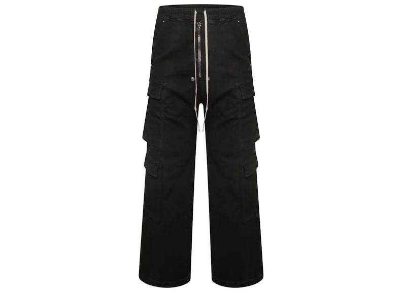 Rick Owens DRKSHDW Double Cargo Jumbo Belas Pants Black