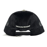 Chrome Hearts F*ck Leather Patch Trucker Hat Black/Pink